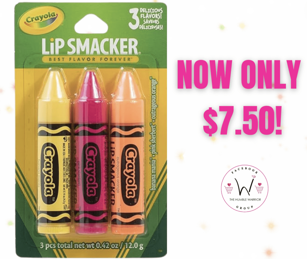 The Lip Smacker Crayola Crayon Flavored Lip Balm Trio!